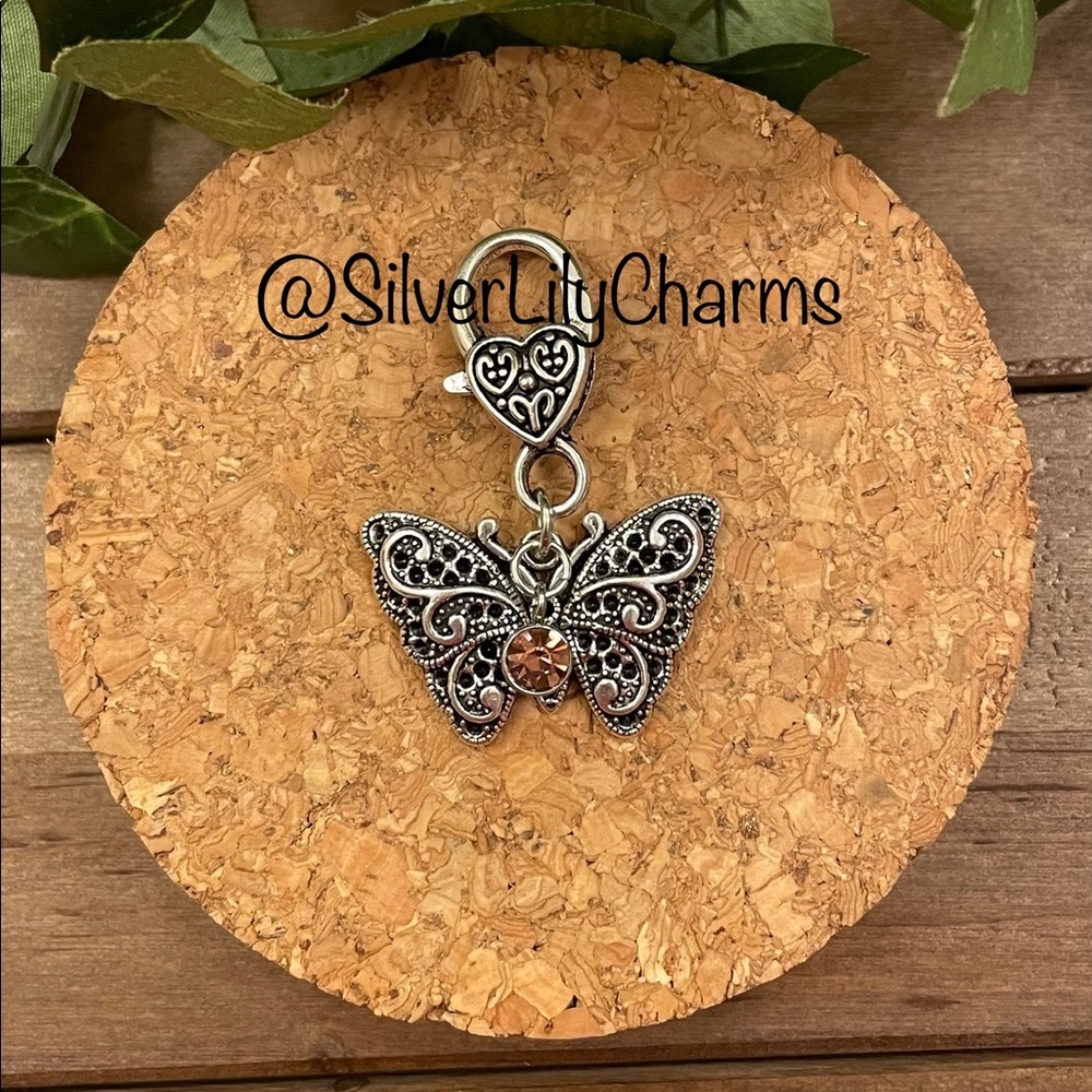 5/$25 Butterfly Zipper Pull / Purse Charm